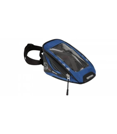 Oxford Tankbag na motocykl M1R Micro, (černý/modrý, objem 1 l) Oxford Tankbag na motocykl M1R Micro, (černý/modrý, objem 1 l)