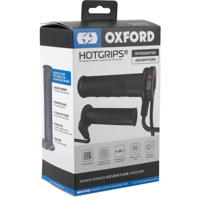 Oxford Vyhřívané gripy HotGrips Advanced Integrated Adventure černé