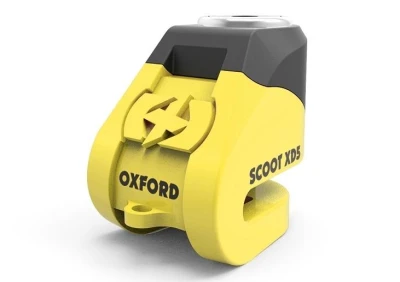 OXFORD Scoot XD5 žluto-černý zámek kotoučové brzdy na motorku