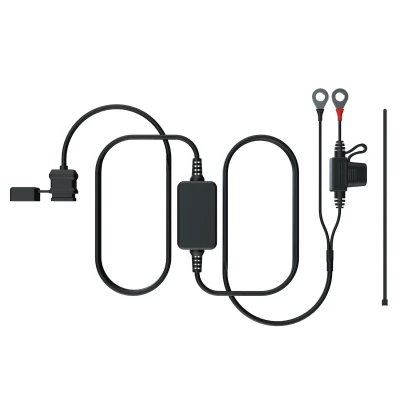 OXFORD černá USB-C 5V/3A nabíjecí zásuvka na motocykl