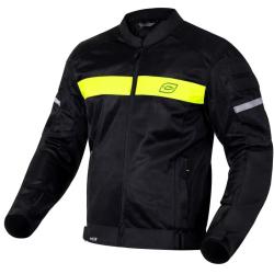 Ozone Bunda na motorku Dart černo-fluo žlutá Ozone Bunda na motorku Dart černo-fluo žlutá