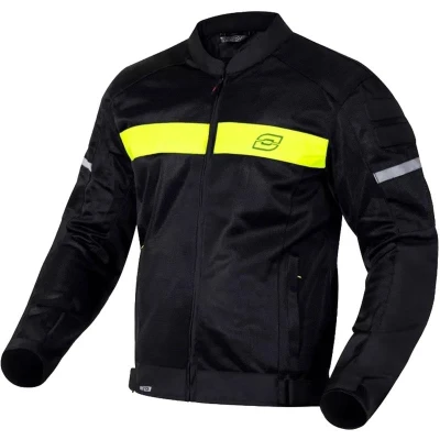 Ozone Bunda na motorku Dart černo-fluo žlutá Ozone Bunda na motorku Dart černo-fluo žlutá