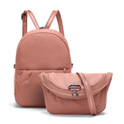 Pacsafe CITYSAFE CX CONVERTIBLE BACKPACK econyl rose batoh + sleva 400,- na příslušenství