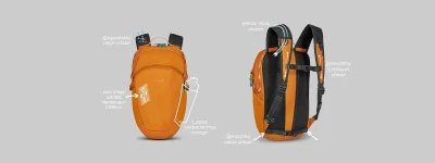 Pacsafe Batoh ECO 18L BACKPACK econyl canyon + sleva 500,- na příslušenství