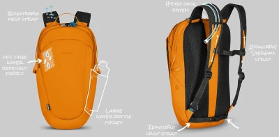 Pacsafe Batoh ECO 25L BACKPACK econyl black + sleva 500,- na příslušenství