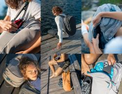 Pacsafe Batoh ECO 25L BACKPACK econyl black + sleva 500,- na příslušenství