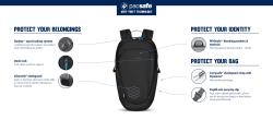 Pacsafe Batoh ECO 25L BACKPACK econyl black + sleva 500,- na příslušenství
