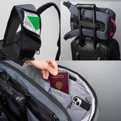 Pacsafe Batoh METROSAFE X 13[34] COMMUTER BACKPACK slate