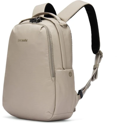 Pacsafe Batoh V 16L ALL-AROUND BACKPACK beige + sleva 400,- na příslušenství