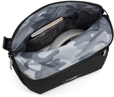Pacsafe GO SADDLE CROSSBODY jet black kabelka