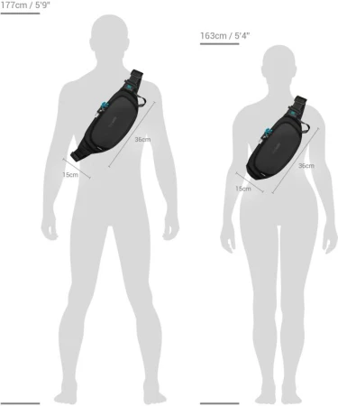 Pacsafe Ledvinka ECO WAIST PACK econyl black