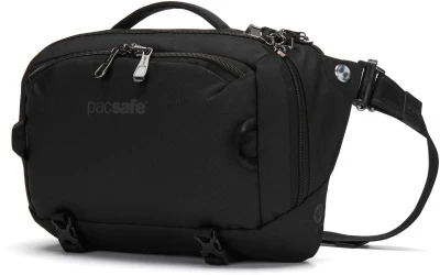 Pacsafe EXP 12 SLING black bezpečnostní ledvinka + sleva 500,- na příslušenství