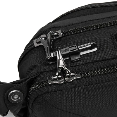 Pacsafe EXP 12 SLING black bezpečnostní ledvinka + sleva 500,- na příslušenství
