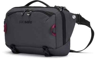 Pacsafe EXP 12 SLING slate bezpečnostní ledvinka + sleva 500,- na příslušenství