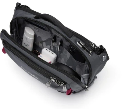 Pacsafe EXP 12 SLING slate bezpečnostní ledvinka + sleva 500,- na příslušenství