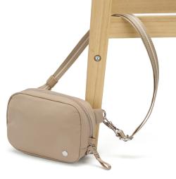 Pacsafe Ledvinka W MICRO SLING taupe