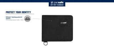 Pacsafe Peněženka RFIDSAFE BIFOLD WALLET slate