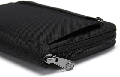 Pacsafe Peněženka RFIDSAFE COMPACT TRAVEL ORGANIZER jet black