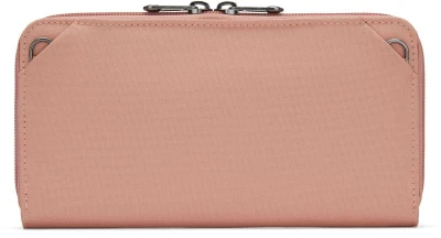 Pacsafe Peněženka RFIDSAFE CONTINENTAL WALLET rose