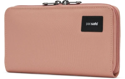 Pacsafe Peněženka RFIDSAFE CONTINENTAL WALLET rose