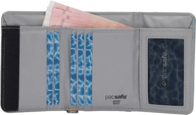 Pacsafe Peněženka RFIDSAFE TRIFOLD WALLET fresh mint