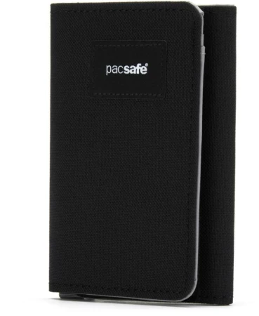 Pacsafe Peněženka RFIDSAFE TRIFOLD WALLET jet black