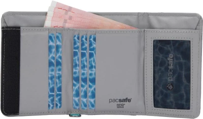 Pacsafe Peněženka RFIDSAFE TRIFOLD WALLET stone