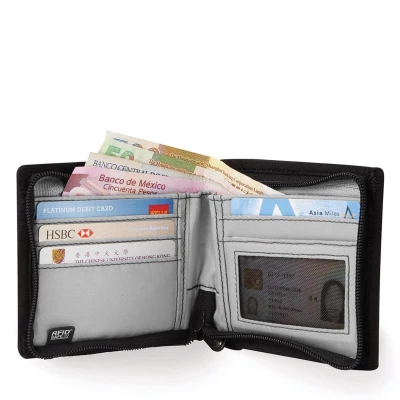 Pacsafe Peněženka RFIDsafe Z100 BIFOLD WALLET black