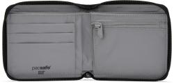Pacsafe Peněženka RFIDSAFE ZIP AROUND WALLET jet black