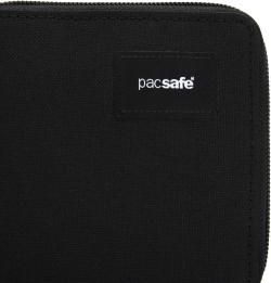 Pacsafe Peněženka RFIDSAFE ZIP AROUND WALLET jet black