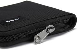Pacsafe Peněženka RFIDSAFE ZIP AROUND WALLET jet black