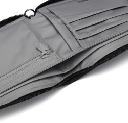 Pacsafe Peněženka RFIDSAFE ZIP AROUND WALLET jet black