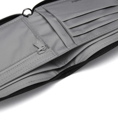 Pacsafe Peněženka RFIDSAFE ZIP AROUND WALLET jet black