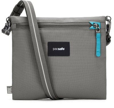 Pacsafe GO CROSSBODY POUCH stone bezpečnostní taška