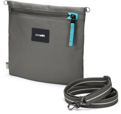 Pacsafe GO CROSSBODY POUCH stone bezpečnostní taška