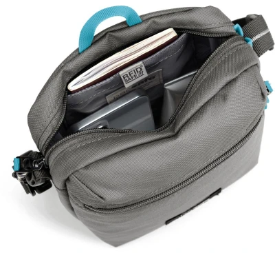 Pacsafe GO FESTIVAL CROSSBODY stone bezpečnostní taška