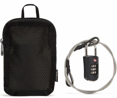 Pacsafe Zámek PROSAFE 1000 COMBINATION PADLOCK s ocelovým lankem