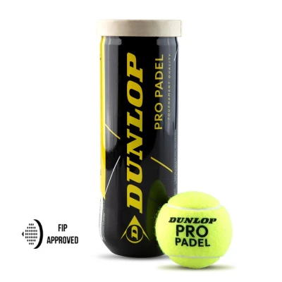 Padel míče DUNLOP PRO 3BT Padel míče DUNLOP PRO 3BT