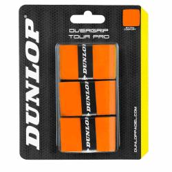 Padel omotávky DUNLOP PRO TOUR OverGrip oranžový Padel omotávky DUNLOP PRO TOUR OverGrip oranžový