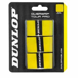 Padel omotávky DUNLOP PRO TOUR OverGrip žlutý Padel omotávky DUNLOP PRO TOUR OverGrip žlutý