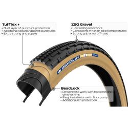 Panaracer Plášť Gravelking Sk + 700x40c Černá