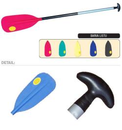 Panda Raft C1 101/1 plastové pádlo POUZE 170 - modrá (VÝPRODEJ)