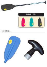 Panda Raft C1 102 - dětské pádlo POUZE 120-červená (VÝPRODEJ)