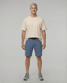 Husky Kiori M blue pánské kraťasy