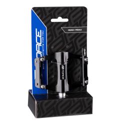 Force Pedále GRIT hliníkové, priem. ložiská, čierne