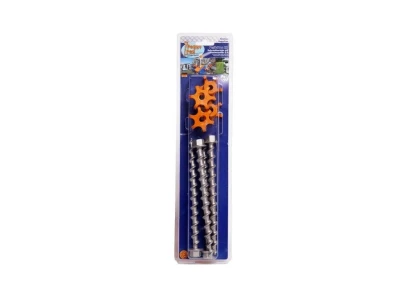 Peggy Peg Peg&Stop stříbrno-oranžové nerezové 20 cm kolíky s kontramatkou