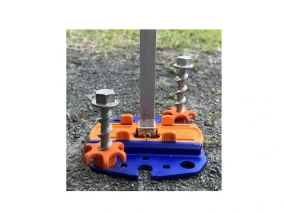 Peggy Peg Peg&Stop stříbrno-oranžové nerezové 20 cm kolíky s kontramatkou