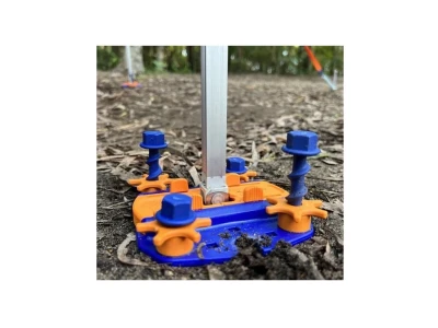 Peggy Peg PegStop 20 cm modro-oranžové šroubovací kolíky s kontramatkou