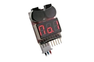 Pelikan LiPo alarm 2-8S zvuková signalizace napětí