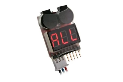 Pelikan LiPo alarm 2-8S zvuková signalizace napětí